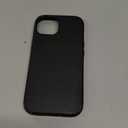 SHIELDON Case for iPhone 15 6.1", Genuine Leather Magnetic Wireless Charging Slim Fit Elegant Non-Slip Shockproof Protective Phone Case Cover with Metal Buttons Compatible with iPhone 15 2023 - Black