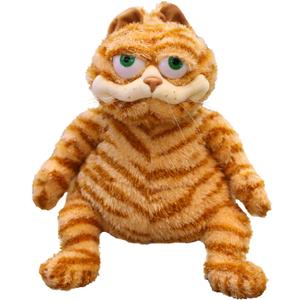 Fat Orange Plush Cat Toy - Soft Stuffed Animal for Kids - Ideal Christmas & Birthday Present - 11.8/17.7 Inches