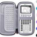 Hard Case Compatible with Texas Instruments TI-84 Plus CE/TI-84 Plus/TI-Nspire CX II CAS/TI-Nspire CX II/TI-83 Plus/TI-85 /TI-86 /TI30xs /TI36X Pro/TI 34 Color Graphing Calculator by XANAD (Grey)