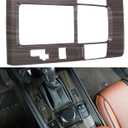 Compatible with 2025 2026 Mazda CX 50 Hybrid Accessories, Wood-Grain Finish Center Gear Shift Panel Cover Frame for Mazda CX-50 CX 50 Hybrid
