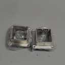 Wealrit 4 Pcs Square Post Bases Stainless Steel Flange Anchor Bases Heavy Duty Post Brackets for Fence Deck Railing Support, 2" x 2"