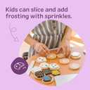 Melissa & Doug Slice and Bake Cookies Wooden Play Food Set with Toppings Pretend Cookies and Baking Sheet, Wooden Play Food Set, Toy Baking for Kids Ages 3+