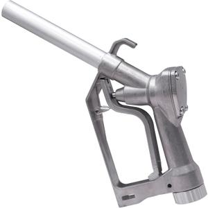 1" Inch FNPT Inlet With Swivel 360 degree Rotating Connector Manual Fuel Nozzle With Hook 15/16" Straight Spout Max Flow 32GPM Used For Diesel & Gasoline and Gravity Tank