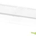 Jojocross Expandable Stackable Aadjustable Shoe Rack Pantry Shelf for Kitchen Cabinets Counter Shelves Countertop Cupboard Storage Solution,Sturdy Heavy-Duty Metal Construction(1Pack/White/Medium)