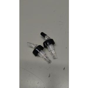 Automatic Measured Bottle Pourer - Quick Shot Spirit Liquor Pour Spouts with Dust Caps for Wine Cocktail Beverages - Ideal Home Bar Tools 1 oz / 30ml 2 pcs