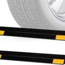 Stalwart Garage Parking Aid - 17.5-inch Garage Car Stop Indicator 2-Pack - Easy Peel and Stick Parking Stopper - Car Accessories