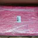 Large Pet Carrier with Wheels, Foldable Rolling Dog Carrier with Big Pocket, Cat Rolling Bag 21"x13"x13" for 2 Cats &Dogs, for Travel, Outdoor, Vet Visits, Camping, Indoor.Pink. (Not for Airline)