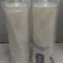 Homemory Outdoor Waterproof Flameless LED Candles 4" x 12", Battery Operated Large Pillar Candles with Remote & Timer, Long Lasting for Outdoor Lanterns & Patio, White, Set of 2