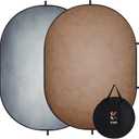 Kate Gray Collapsible Backdrops for Photography Brown Pop up Backdrop Vintage Vedio Portable Backdrop for Studio, 5x6.5ft
