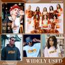 Chunyin 40 Pcs Football Iron on Patches Chenille Embroidered Sports Game Day Self Adhesive Applique Sew DIY Iron on Letter Number Patches for Clothing Repair Hat Jeans Pants Backpacks Bowl Party Gift