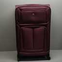 SwissGear Sion Softside Expandable Luggage, Merlot, Checked-Large 29-Inch