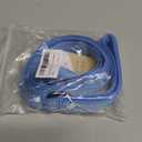 Heavy Duty Hands Free Dog Leash for Medium to Large Dogs for Comfortable Running, Jogging Walking | Dual D-Rings | Soft Padded Traffic Handle | Both Ends 360 Rotating Carabiners (Leash Length 7.7 ft) (Blue)