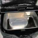 Electric-Lunch-Box-Heated-Food-Warmer 100W Heating Lunchbox for Adults 1.8L Portable Food Heater for Work/Car, 12V/24V/110-230V Lonchera Elctrica Porttil with Fork Spoon (Black)