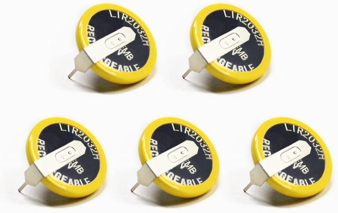 EEMB 5PCS Rechargeable Battery 70mah 3.7V Lithium Batteries with Solder Tabs
