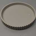 OAKOA Round Decorative Tray for Coffee Table Decor - Concrete Round Tray Home Decor - Bandejas Decorativas - Circle Coffee Table Centerpiece (Gray)