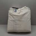 Lush Decor Farmhouse Stripe Reversible Cotton Comforter Set, 3 Piece Set, Full/ Queen, Blue - Cozy Frmhouse Bedding Set - Rustic Decor - Striped Comforter - Modern Farmhose Bedroom Decor