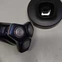 Philips Norelco Shaver 7800, Rechargeable Wet & Dry Electric Shaver with SenseIQ Technology, Quick Clean Pod, Charging Stand, Travel Case and Pop-up Trimmer, S7885/85 (Navy/Black)