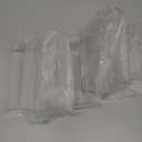 4 Pcs Clear Acrylic Brochure Holder, 4 x 6 Inch Flyer Menu Display Stand Organizer for Desk Countertop Literature Magazine Pamphlet Booklet Card