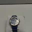 Timex Men's Expedition Ridge Chronograph 42mm Watch - Blue Strap Blue Dial IP Steel Case