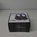 WallarGe Wireless Headphones for TV Watching with RF Transmitter Charging Dock, Plug and Play, 100 Ft Wireless Range, Rechargeable 20 Hour Battery (Black with Red)