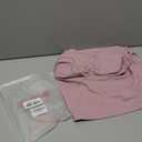 Women's Strappy Stretch Sports Bra Longline Yoga Tank Top Fitness Bra Workout Camisole Crop Tops for Teen Girl, M, Quicksand Powder