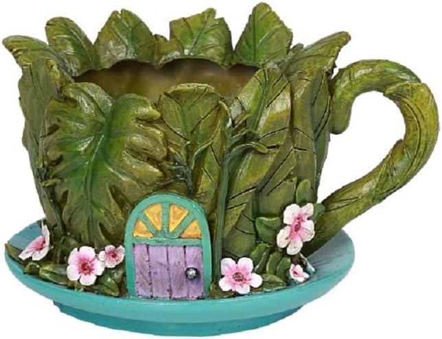 Pacific Giftware PTC Fairy Garden Land Floral Planter