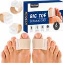 Big Toe Spacers,Hallux Valgus Corrector,Relieve Bunion Pain,Prevent Overlapping Toes, All-Day Comfort for Men & Women, Fits in Shoes. Small