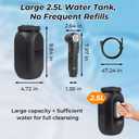 Portable Bidet for Travel, 1600mAh Electric Handheld Bidet with 2.5L Tank