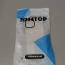 NITITOP Compatible with iPhone 11 Case Cute Clear for Women Girls White Love Heart Pattern Ultra Slim with Bumper Protector Soft TPU Anti-Yellow Protective Cover - White Heart