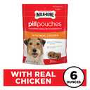 Milk-Bone Pill Pouches Dog Treats with Real Chicken, 30 Count Bags 5 pack