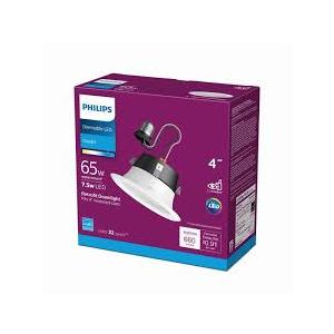 Philips 4 in. 5000K 65-Watt Equivalent Dimmable Integrated LED Daylight White