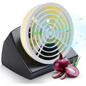 2 x Fanion Cordless Kitchen Prep Fan - Portable for Cutting Onions Without Tears - Cute Onion-Shaped Fanion for Comfortable Cooking & Meal Preparation - Portable and Battery Operated (Sweet)