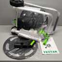 Garden Hose Reel Cart, Holds 75-150 Feet of 5/8-Inch Hose, Portable Hose Reel Cart With Wheels,Adjustable Handrail, Quick Hose Connector (Original, Black)