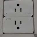 Zwave Plug 800 Series 2 Pack, Zwave Outlet Built-in Repeater Range Extender, Mini Zwave Smart Plug Work with SmartThings, Wink, Alexa, Google Assistant, Z-Wave Hub Required, FCC and ETL Listed, 1875W