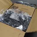 2 Pack XXL Bleacher Seat w/ Back & Cushion, Stadium Seat w/ Support - Black