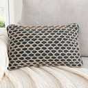 Boho Living Jada Decorative Throw, Includes Accent, Premium Woven Design, Living Room Dcor, (1) 12" x 20" Pillow Cover with Insert, Indigo