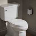 KOHLER K-25883-0 Triko Elongated Closed-Front Toilet Seat and Lid with Quiet-Close Technology, White