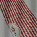 Red and Gold Christmas Tree Kitchen Towels Decorative, Red Striped Christmas Hand Tea Towels for Bathroom, Xmas Holiday Dishtowels, 16x24 Inches Set of 2 (Chrismas -04)