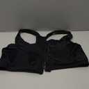 Lemef Front Zipper Sports Bras for Women Wirefree Post Surgery Bra Front Closure Racerback Compression Mastectomy Bras 1XL