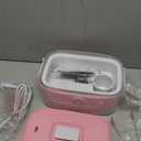 TASALON Hot Towel Steamer for Facials, Hot Towel Warmer Quickly Heats Up in 5 Minutes, Portable Towel Machine Fits 16 Mini Towels, Salon Equipment Towel Warmer for Facials, Spa, Massage, Pink