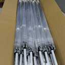 20 Pack Clear Umbrellas for Wedding Guests, Bulk Wedding Umbrellas for Outdoor Ceremony & Events, Auto Open Transparent Stick Umbrella with J Hook Handle for Photos, Light Rain Backup