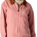 Carhartt Women's Iconic Crawford Detroit Jacket (Pink, M)