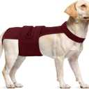 Dog Diapers Female Reusable Washable Period Diaper with Suspender, Adjustable Dog Panties Anti-Harassment, Doggie Diapers for Incontinence, Heat Cycles, or Senior Dogs, XL (Wine Red)