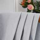 BGment Grey Blackout Curtains 45 Inch Length for Bedroom 2 Panels Set, Linen Textured Thermal Insulation Soundproof Window Curtain Drapes with Grommet, 42 Inch Wide Each Panel
