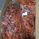 Artificial Topiary Ball Trees with Ground Spikes UV Resistant Faux Greenery Shrubs Fake Shrubs for Outdoors, Realistic Faux Plants Bushes for Garden Porch Yard Patio Decor (Orange Fern)