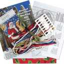 Design Works Crafts Santa's List Counted Cross Stitch Stocking Kit