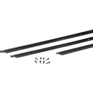 M-D Building Products 69911 72 in. x 84 in. Bronze Flat-Design Aluminum and Vinyl Commercial Screw-on Top and Sides Door Seal Kit