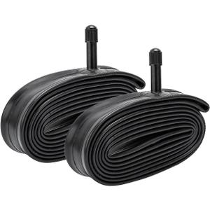 2-PCS 24"x1.0" Heavy Duty Wheelchair Tubes 24x1 1/8 Wheelchair Tubes AV32mm 25/28-540 Inner Tubes Compatible with 24x1.0 24 x 1 1/8 24x1 1-8 Wheelchair Tire Tubes Schrader Valve