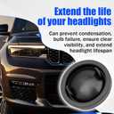 68354272AA Headlight Bulb Dust Cap Cover Fits For 2017-2022 Jeep Grand Cherokee WK Headlamp Housing, Replace Part Number 170086