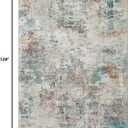 ROYHOME Modern Abstract Area Rug 8x10 Non Slip, Colorful